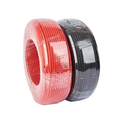 双芯光伏电缆 黑红MC4光伏组件安装太阳能延长线PV1-F2芯光伏电缆图4