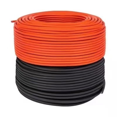 双芯光伏电缆 黑红MC4光伏组件安装太阳能延长线PV1-F2芯光伏电缆图5