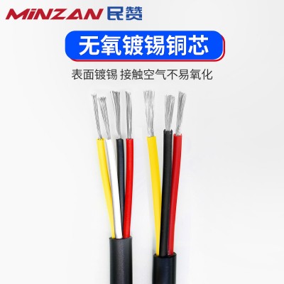 UL2464美标镀锡铜电缆18/20/22/24/26AWGPVC绝缘多芯护 套线电源线图2