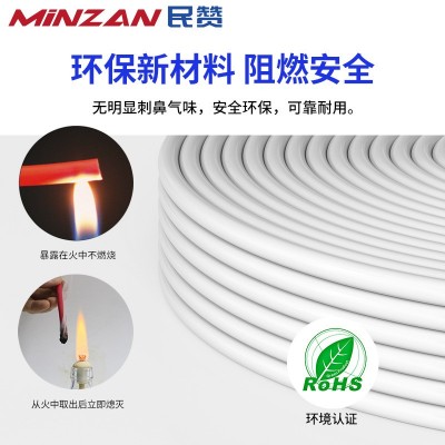 澳标SAA认证TPS白色扁平护套电缆2 3芯纯铜软线国标平行线图3