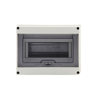 供应塑料配电箱8回路明装防雨空开盒家用室外HT-8防水防尘配电箱图3