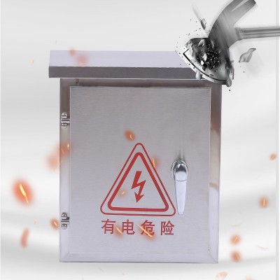 生产定 做不锈钢配电箱监控防水箱户外电表箱家用室外防雨配电箱图3