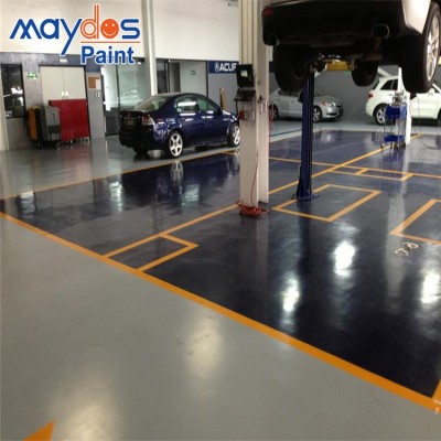 美涂士环氧地坪漆防水双组份地平漆聚氨酯工厂车间高耐磨水泥地油图2