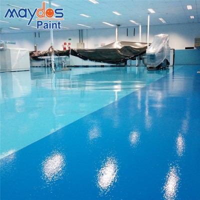 美涂士环氧地坪漆防水双组份地平漆聚氨酯工厂车间高耐磨水泥地油图3