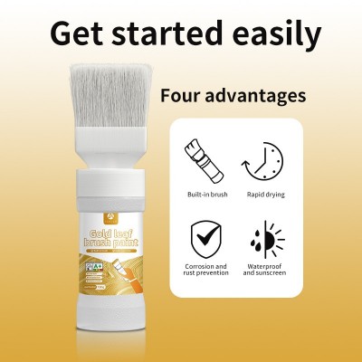 水性金粉漆金箔漆烫金寺庙翻新金色油漆佛祖金涂料万圣圣诞装饰漆图3