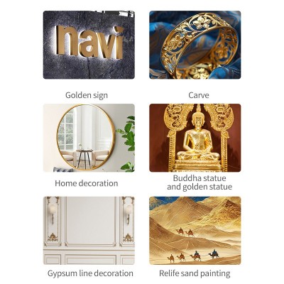 水性金粉漆金箔漆烫金寺庙翻新金色油漆佛祖金涂料万圣圣诞装饰漆图4