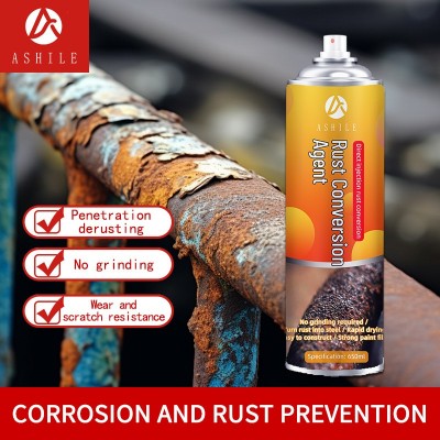 自喷除锈剂底漆免打磨防水防腐油漆翻新防锈水性金属铁锈转化剂图3