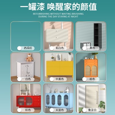 水性木器漆旧家具翻新改色木头喷木门漆清漆白漆自刷油漆家用涂料图3