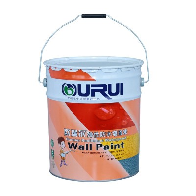 弹性防水墙面漆 弹性抗裂防水漆 外墙乳胶漆 耐候抗裂防霉图5