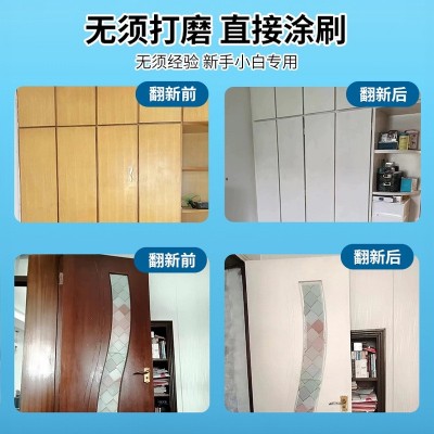 水性油漆木器漆木门家具改色翻新床头柜家居木器涂料高覆盖木漆图4