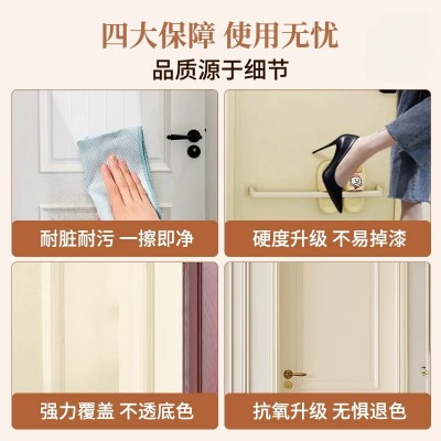 跨境防水防腐水性油漆木器漆实木木用木质家具改色翻新木漆批发图3