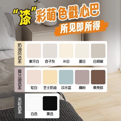 跨境防水防腐水性油漆木器漆实木木用木质家具改色翻新木漆批发图4