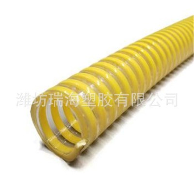 工厂批发外贸出口PVC塑筋螺旋软管 吸风 排水吸沙PVC塑筋螺旋软管