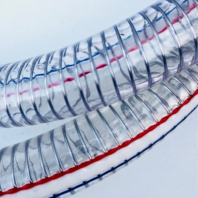 山东厂家 pvc耐高温8寸加厚进水钢丝软水管图3