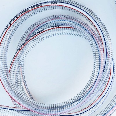 厂家 内径200大口径加厚 透明8寸pvc钢丝增强软管 耐负压图3