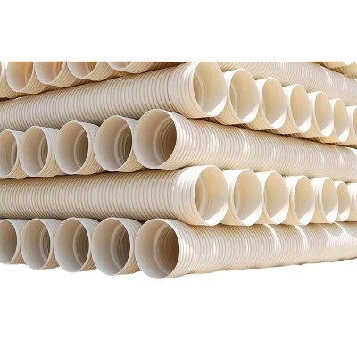 PVCU管电缆保护管市政穿线管工程双壁波纹管pvc管电力工程专用图5