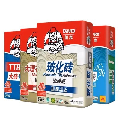 德高瓷砖胶瓷砖粘合剂地砖瓷砖粘结剂代替水泥玻化砖大砖上墙环保图5