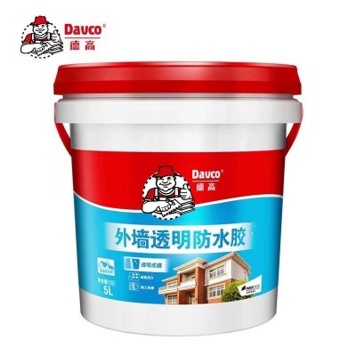 德高外墙透明防水胶窗台窗户裂缝修补漏材料渗水防水涂料阳台飘窗图2