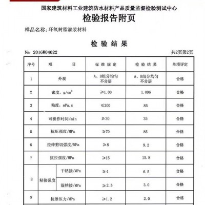 双组份改性环氧树脂灌浆液注浆液地基空鼓结构胶灌缝胶防水图5
