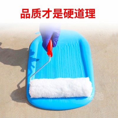 彩色有机硅高弹橡胶防水涂料 屋顶内墙外墙彩钢瓦 硅橡胶防水涂料图2