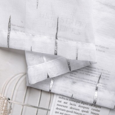 亚马逊速卖通跨境专供设计感窗帘透光不透人卧室客厅阳台隔热纱帘图3