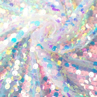 TEMU现货代发 跨境绣花亮片窗纱穿杆成品窗帘婚礼派对装饰背景布图3