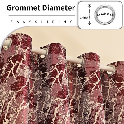 跨境新款提花双色大理石遮光窗帘打孔客厅卧室成品窗帘 TEMU代发图2