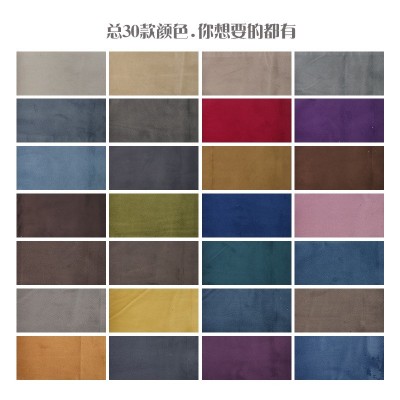 纯色绒布窗帘批发遮光欧式美式古典客厅成品荷兰绒素色高档窗帘布图4