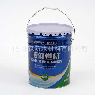 液体卷材高聚物改性沥青防水涂料屋面地下室裂缝补漏防水材料定制