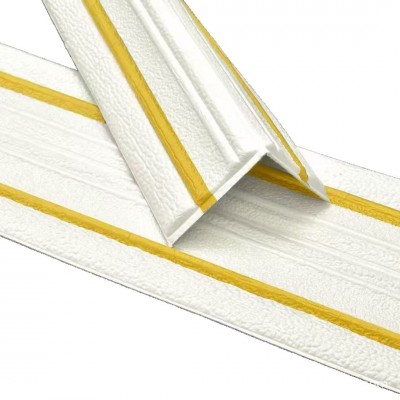 9.2米跨境踢脚线自粘腰线顶角线天花板阴阳角线3d立体墙贴连卷条图5