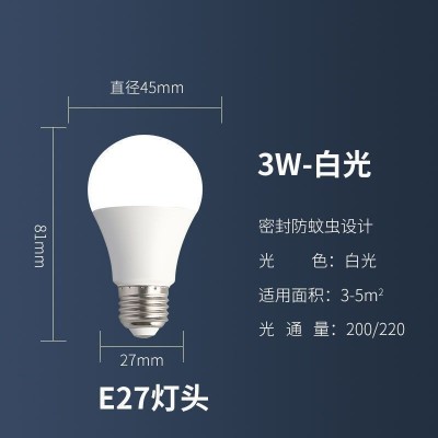 LED灯泡螺口节能灯泡超高亮省电E27口家用灯板代发跨境电商厂工厂图5
