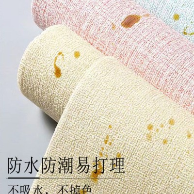 墙纸自粘防水防潮3d立体墙贴卧室温馨壁纸墙面翻新背景墙贴纸图2