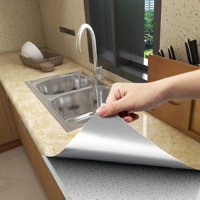 厨房贴纸防油烟防水台面防油污大理石墙面装饰定做定制厨房装饰