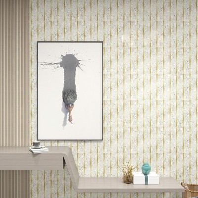 PVC镜面墙面装饰墙贴自粘防水防潮商铺店面商铺遮丑翻新墙纸图4