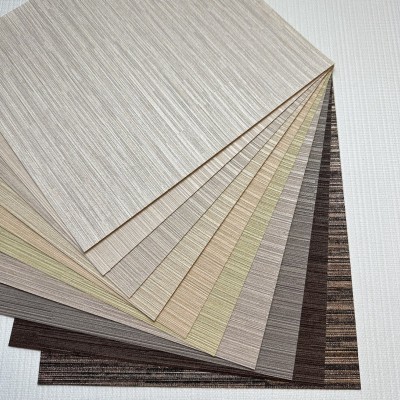 连锁酒店专用1.37米素色PVC工程墙布十字布基墙布墙纸阻燃壁布图3