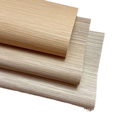 连锁酒店专用1.37米素色PVC工程墙布十字布基墙布墙纸阻燃壁布图5