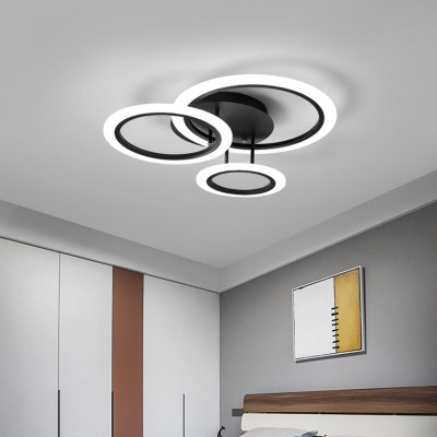 跨境北欧客厅灯简约卧室灯吸顶灯客厅主灯中山灯具灯饰餐厅led图2