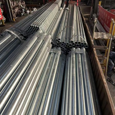 苏州现货镀锌钢管Q235B南京友发镀锌管国标镀锌管无缝管供应批发图4