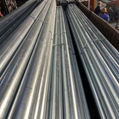 苏州现货镀锌钢管Q235B南京友发镀锌管国标镀锌管无缝管供应批发图3