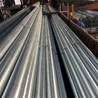 苏州现货镀锌钢管Q235B南京友发镀锌管国标镀锌管无缝管供应批发图2