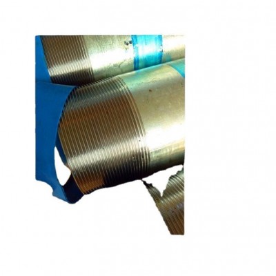 镀锌管厂家直供两端车丝带螺纹英标管道输水用内外热浸镀锌钢管图5