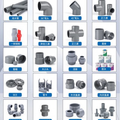 灰色pvc管 台塑南亚uPVC农田蔬菜大棚灌溉管耐压环保uPVC给水管图4