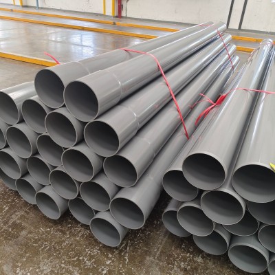 灰色pvc管 台塑南亚uPVC农田蔬菜大棚灌溉管耐压环保uPVC给水管图2