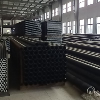 钢丝网骨架管黑色pe给水钢丝塑料复合管市政自来水消防管厂家批发图2