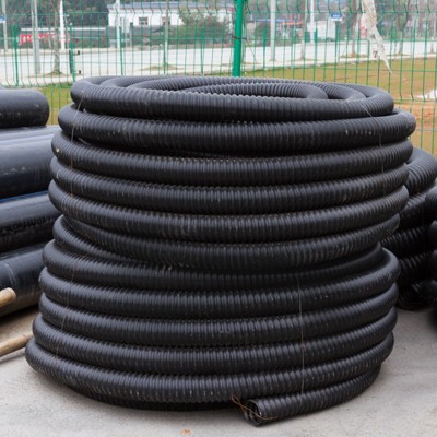 PE双壁波纹管市政下水道排水排污管中空双壁缠绕pe双壁 波纹管批发图4