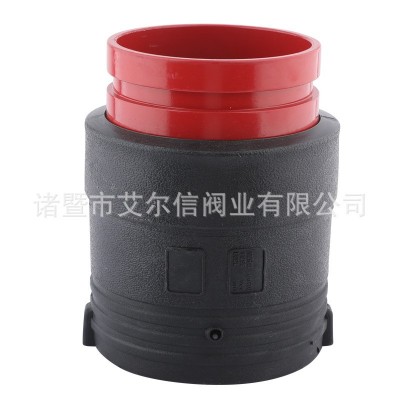 HDPE钢骨架给水管件沟槽直接承插电热熔弯头PE电熔沟槽式转换接头图5