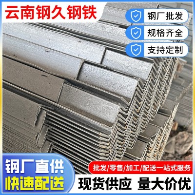 云南厂家直供镀锌角钢50*50热镀锌万能角铁Q235B室外用带孔三角铁图3