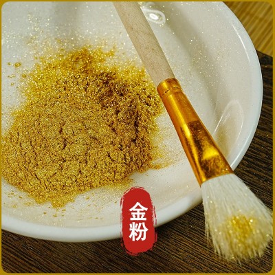 漆艺专用金粉银粉铜粉 漆画材料漆器漆艺佛像贴金专用金粉小李图2