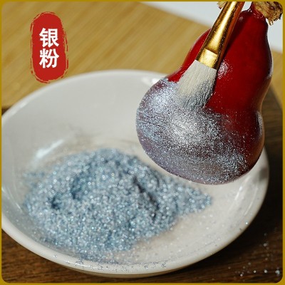 漆艺专用金粉银粉铜粉 漆画材料漆器漆艺佛像贴金专用金粉小李图3