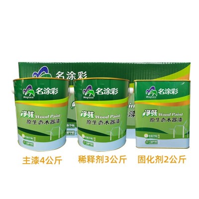 PU油性木器漆聚氨酯清面漆透明底漆亮光家具漆家具实木翻新漆小套图5